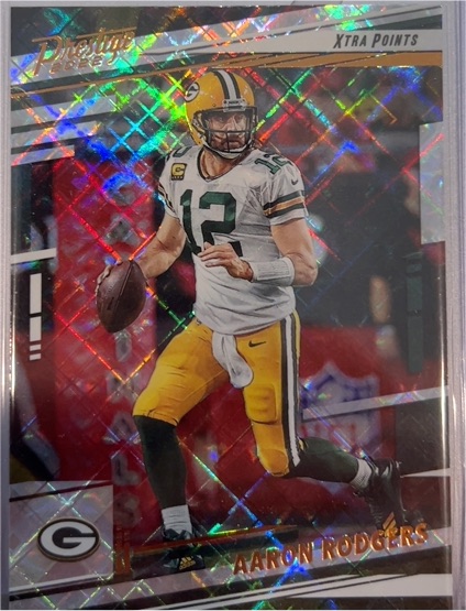 2022 Panini Prestige #104 Aaron Rodgers Xtra Points Diamond — front