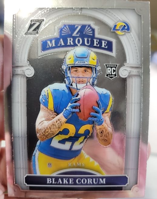 2024 Panini Zenith #12 Blake Corum Z Marquee — front