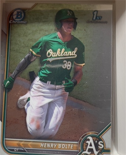 2022 Bowman Draft Chrome #BDC-121 Henry Bolte — front