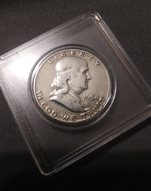 1954 Benjamin Franklin Half Dollar — front