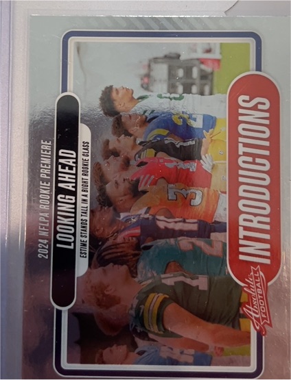 2024 Panini Absolute #I-AEE Audric Estime Introductions Looking Ahead — front