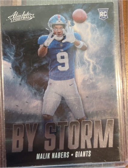 2024 Panini Absolute - By Storm #BS-MNS Malik Nabers — front