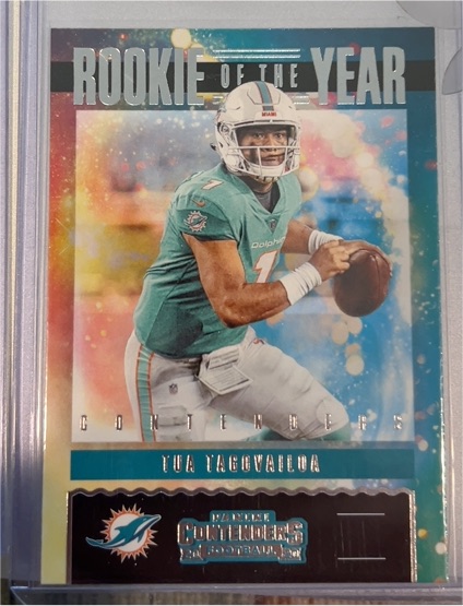 2020 Panini Contenders Rookie of the Year #RY-TTA Tua Tagovailoa — front