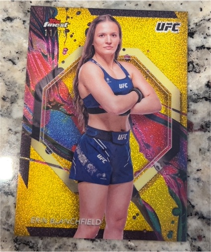 2024 Topps Finest UFC #90 Erin Blanchfield — front