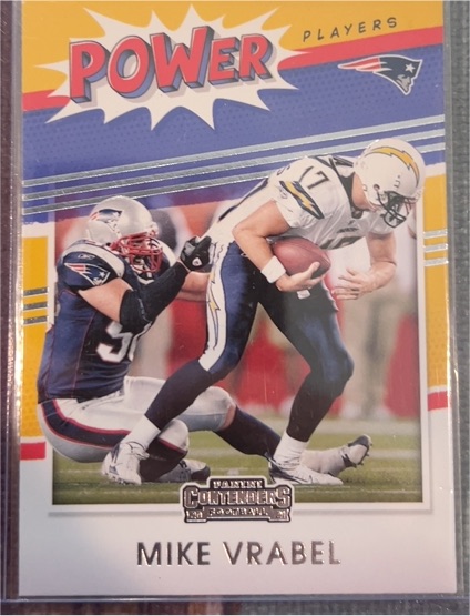 2021 Panini Contenders Power Players #PP-MVR Mike Vrabel — front