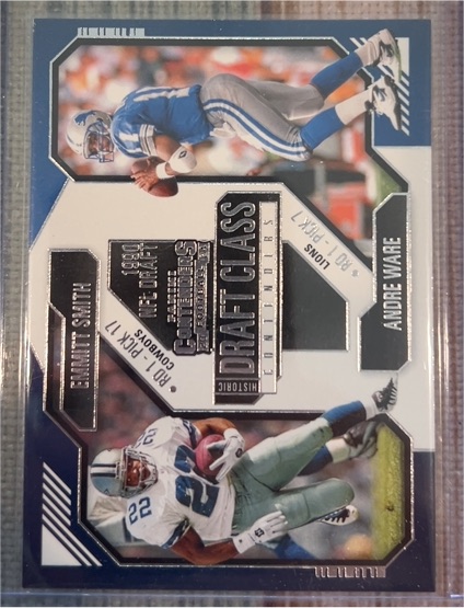 2024 Panini Contenders #12 Emmitt Smith / Andre Ware Historic Draft Class — front