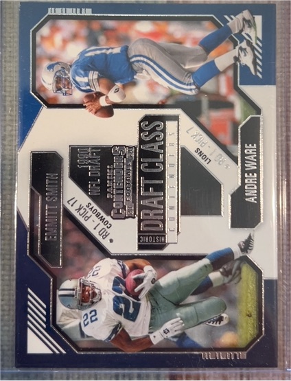 2024 Panini Contenders #12 Emmitt Smith / Andre Ware Historic Draft Class — front
