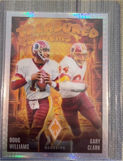 2024 Panini Phoenix #TT-WAS Doug Williams / Gary Clark Treasured Tandems — front