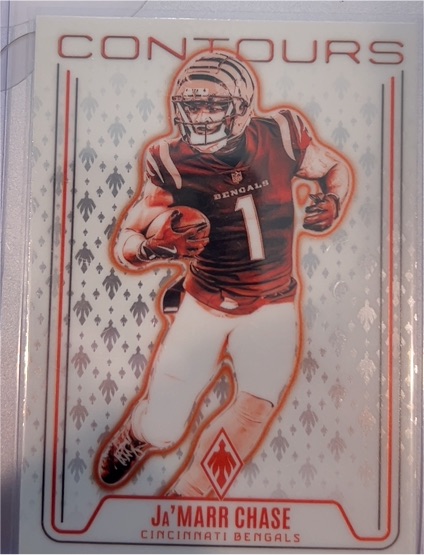 2024 Panini Phoenix #CON-JCE Ja'Marr Chase Contours — front