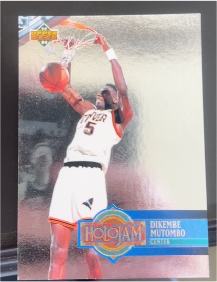1993-94 Upper Deck Holojam #H7 Dikembe Mutombo — front