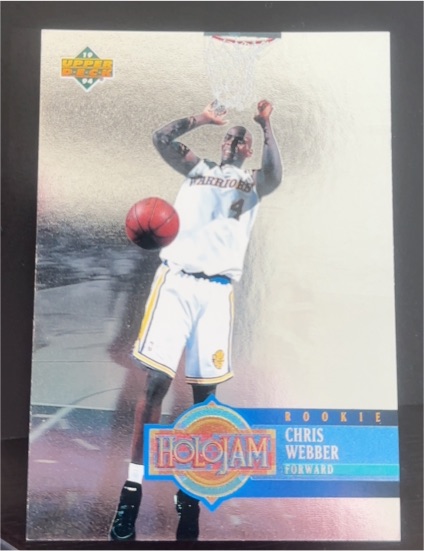 1993-94 Upper Deck Holojam #H28 Chris Webber — front