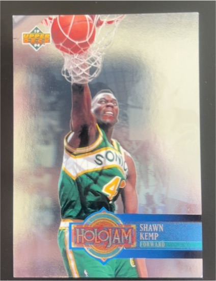 1993-94 Upper Deck Holojam #H25 Shawn Kemp — front