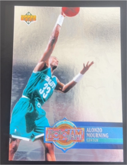 1993-94 Upper Deck Holojam #H3 Alonzo Mourning — front