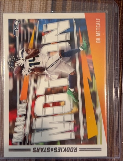 2023 Panini Rookies & Stars #MM-10 DK Metcalf Man In Motion — front