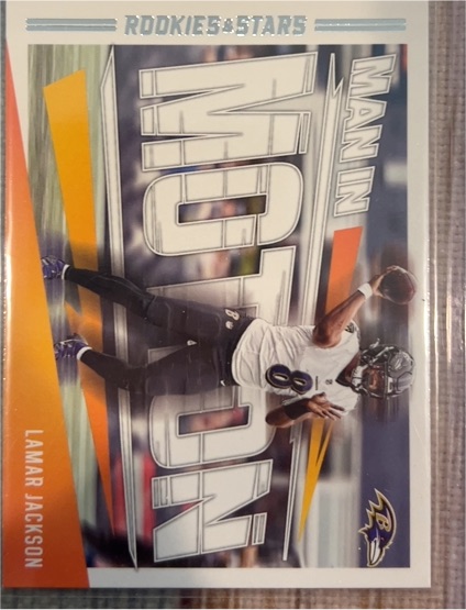 2023 Panini Rookies & Stars #MM-24 Lamar Jackson Man In Motion — front