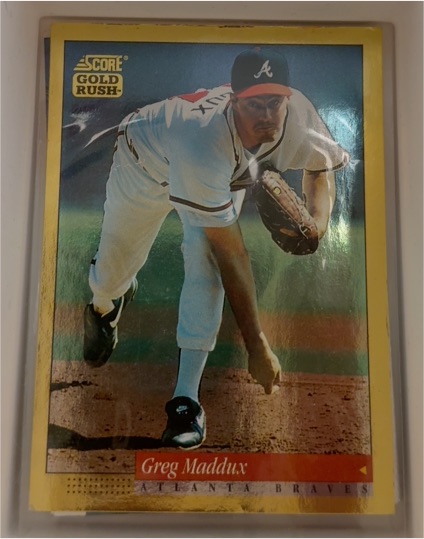 1994 Score Gold Rush #524 Greg Maddux — front