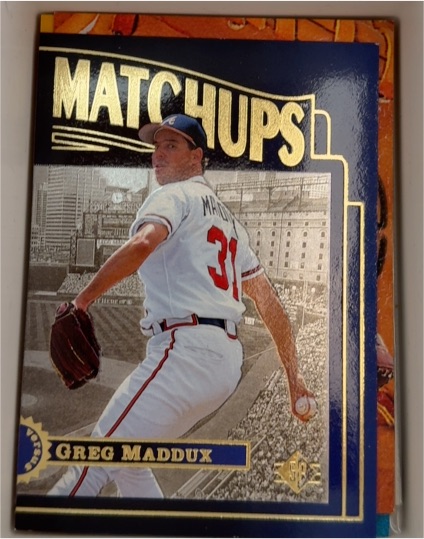 1996 Upper Deck SP Marquee Matchups #MM10 Greg Maddux — front