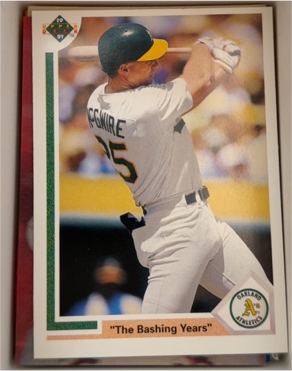 1991 Upper Deck #656 Mark McGwire — front