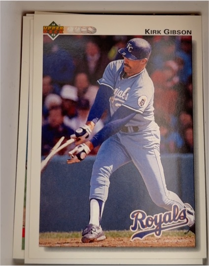 1992 Upper Deck #180 Kirk Gibson — front