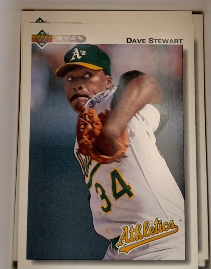 1992 Upper Deck #547 Dave Stewart — front