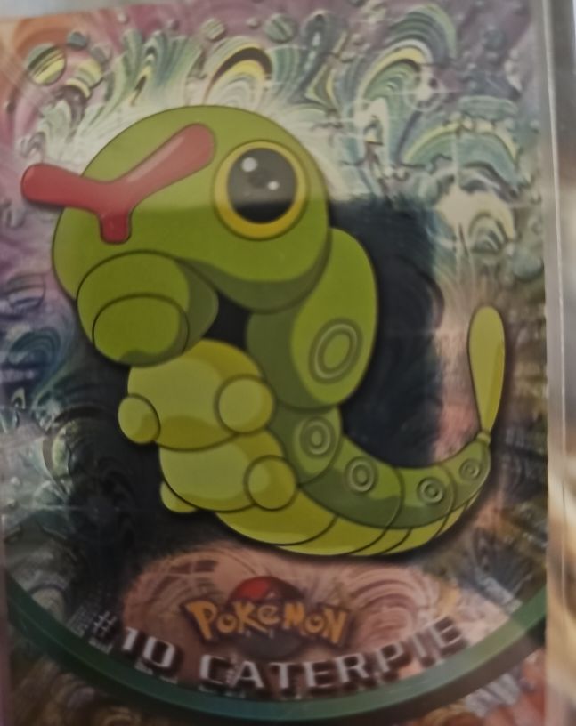 1999 Topps Pokemon TV Animation Edition #10 Caterpie — front