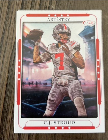 2023 Sage Artistry #29 C.J. Stroud — front