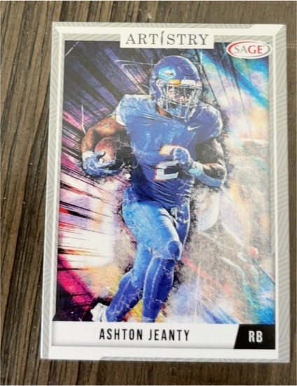 2024 SAGE Artistry #62 Ashton Jeanty — front
