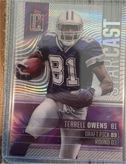 2024 Topps Signature Class #SC-18 Terrell Owens Star Cast — front