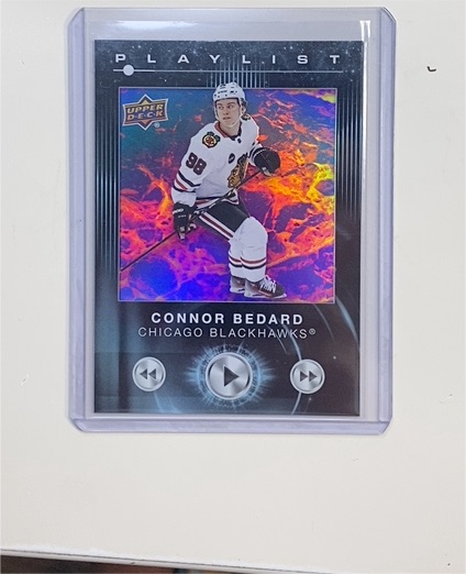 2024-25 Upper Deck Series 2 Playlist #PL-14 Connor Bedard — front