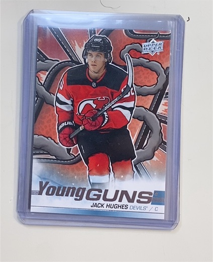 2024-25 Upper Deck Series 2 Young Guns Renewed #201 Jack Hughes — front