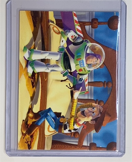 1995 SkyBox Toy Story #7 That was falling with style — front