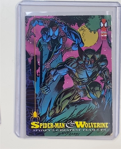 1994 Fleer The Amazing Spider-Man #82 Spider-Man & Wolverine — front