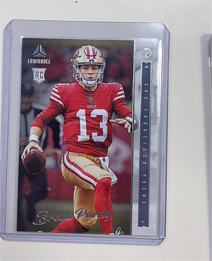 2022 Panini Chronicles Luminance Update Rookies #213 Brock Purdy — front