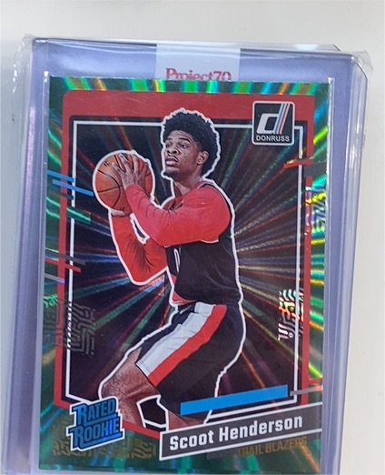 2023-24 Panini Donruss #250 Scoot Henderson — front