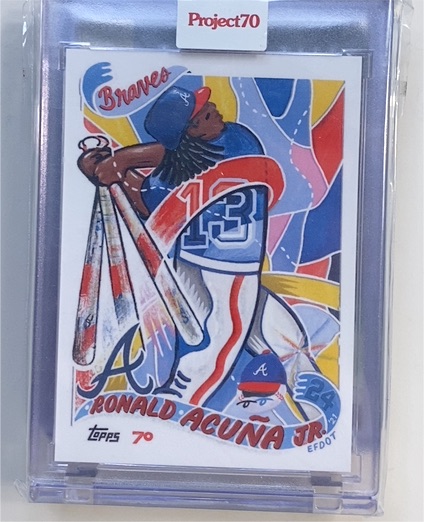 2021 Topps Project 70 #130 Ronald Acuna Jr. by Efdot — front