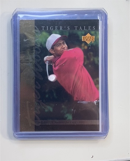 2001 Upper Deck Tiger's Tales #TT10 Tiger Woods — front