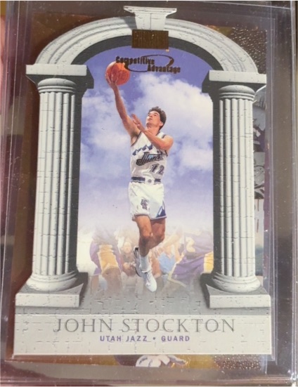 1997-98 Skybox Premium Competitive Advantage #15CA John Stockton — front