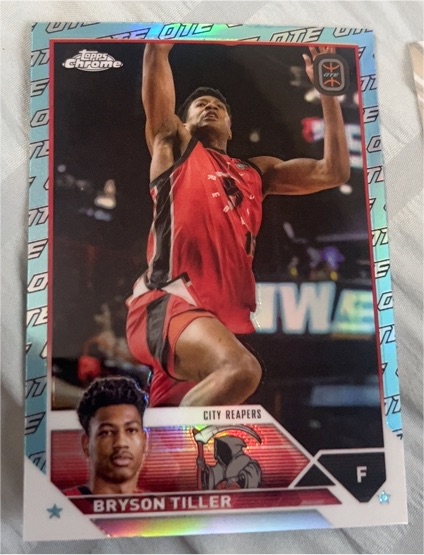 2023-24 Topps Chrome Overtime Elite #94 Bryson Tiller — front