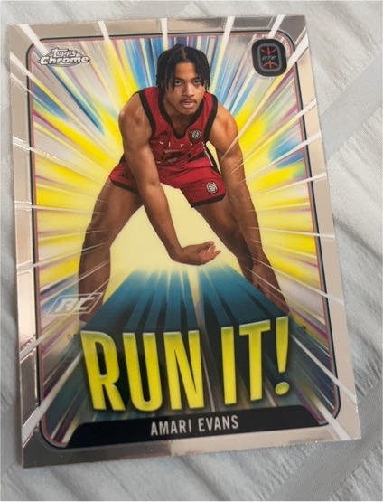 2023-24 Topps Chrome Overtime Elite #RI-18 Amari Evans — front