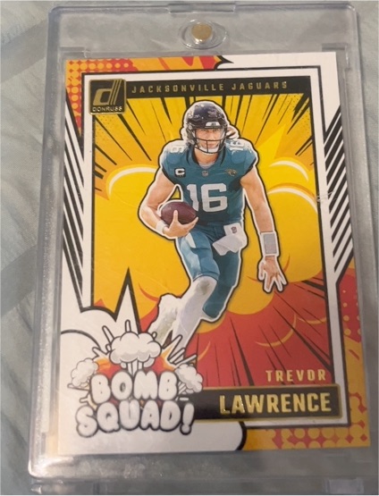 2024 Panini Donruss #22 Trevor Lawrence Bomb Squad — front