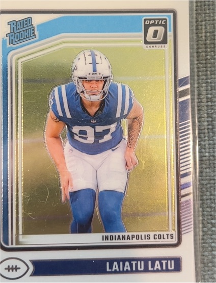 2024 Donruss Optic #267 Laiatu Latu — front