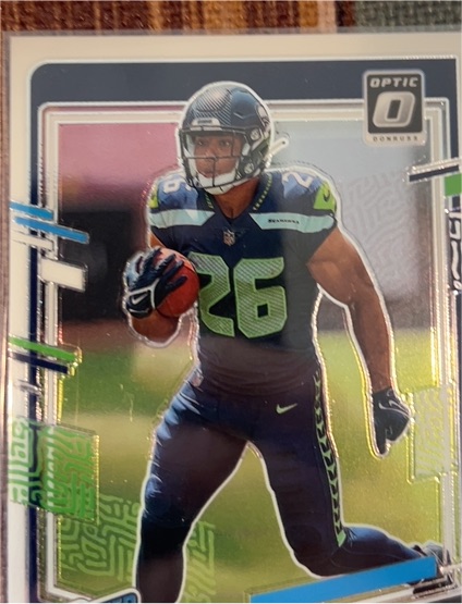 2023 Donruss Optic #294 Zach Charbonnet Rated Rookie Seattle Seahawks — front
