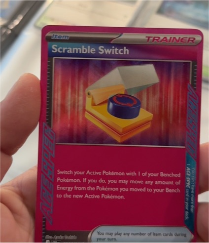 2024 Pokémon Surging Sparks #186 Scramble Switch — front