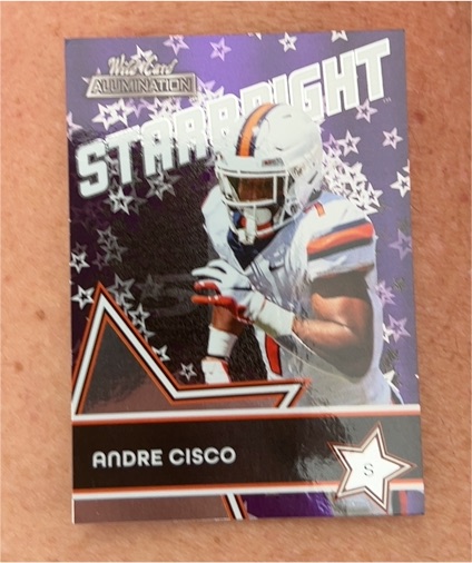 2021 Wild Card Alumination Starbright #SB-33 Andre Cisco — front