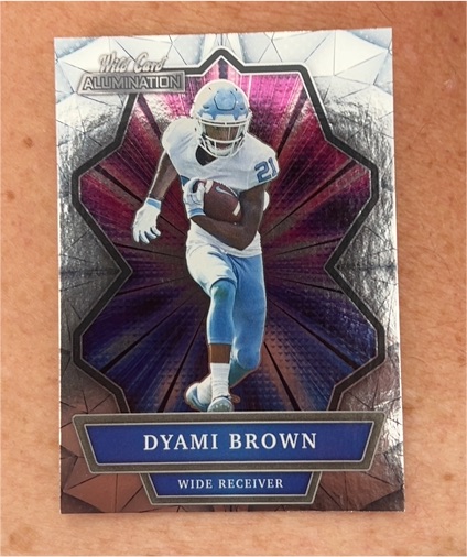 2021 Wild Card Alumination #ABC-8 Dyami Brown — front