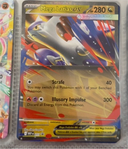 2023 Pokemon Scarlet & Violet #017 Mega Latias ex — front