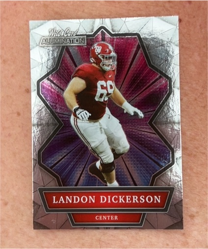 2021 Wild Card Alumination #ABC-61 Landon Dickerson — front