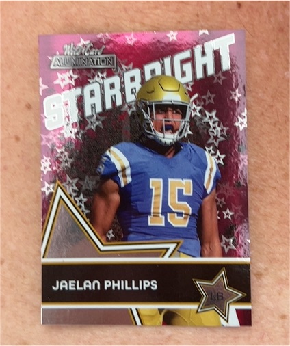 2021 Wild Card Alumination #SB-28 Jaelan Phillips Starbright — front
