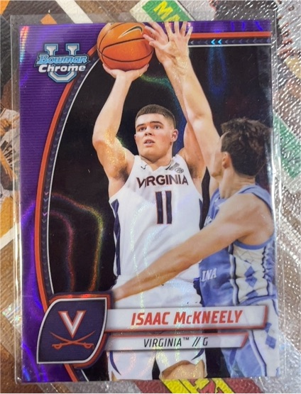 2024 Bowman Chrome University #91 Isaac McKneely — front
