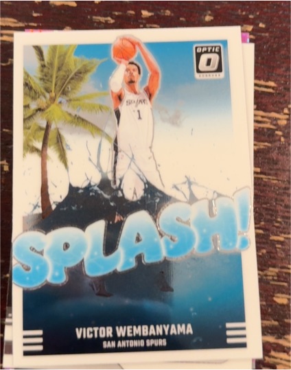 2024-25 Panini Donruss Optic #4 Victor Wembanyama Splash! — front